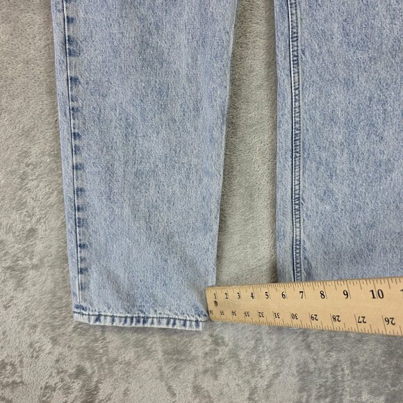 Levis Low Pro Straight Jeans Womens 27 Blue Mid Rise Light Wash Denim Pants - Picture 5 of 16